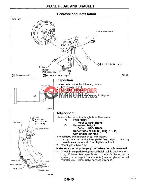 Download 1998 Nissan 200sx Service Manual