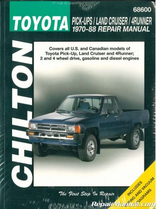 1997-2001 Haynes Repair Manual Toyota Camry 92007
